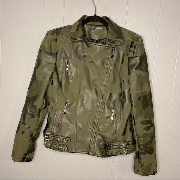 Camouflage Moto Jacket - Picture 3 of 11